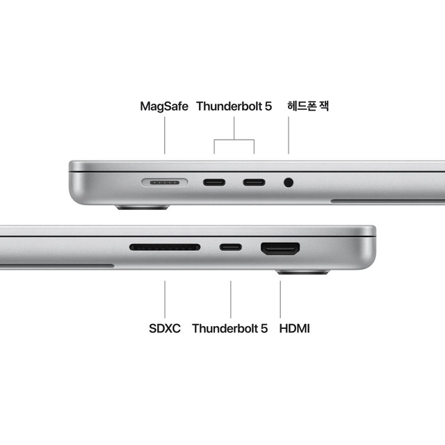 맥북 프로 16 M4 Max, 14코어 CPU, 32코어 GPU, 36GB RAM, 1TB SSD - 실버 [MX2V3KH/A]