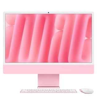 아이맥 24 M4, 8코어 CPU, 8코어 GPU, 16GB RAM, 256GB SSD - 핑크 [MWUG3KH/A]