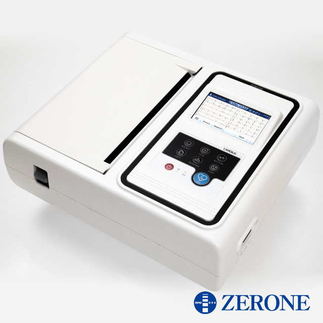 제로원 12채널 ECG EKG 심전도측정기 CZ-430 Roll페이퍼 Z-Fold페이퍼 동시사용