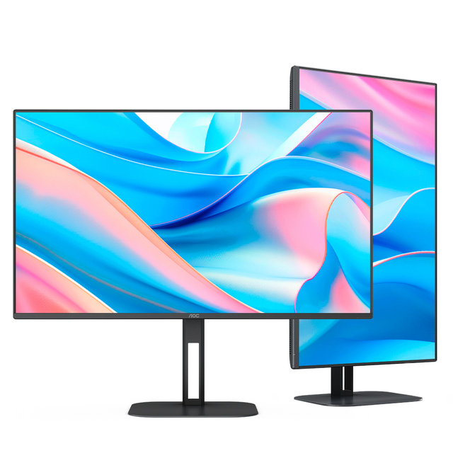 알파스캔 AOC 24V IPS 4면 보더리스 높낮이 무결점 
