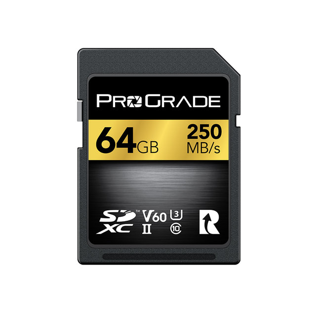 [ProGrade] 프로그레이드 64GB SD 메모리카드 SDXC UHS-II V60 250MB/s