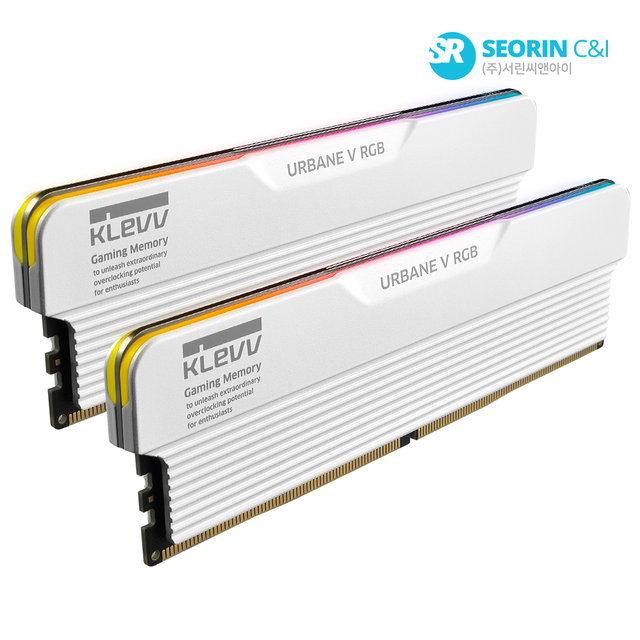 [서린공식] 에센코어 클레브 DDR5-6000 CL30 URBANE V RGB 패키지 서린 (32GB(16Gx2))