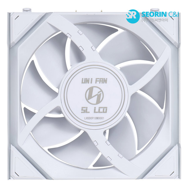 [서린공식] LIAN LI UNl FAN SL Wireless LCD 120 화이트 1팩
