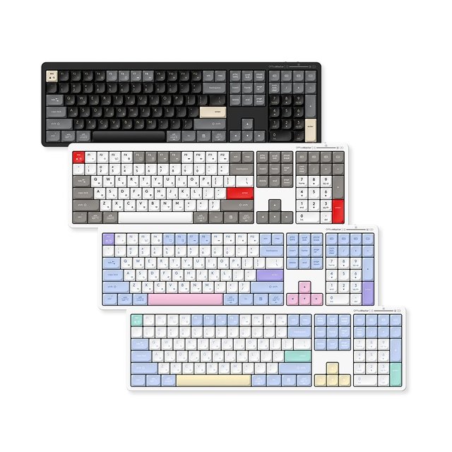 GK698 OfficeMaster 3모드 저소음 펜타그래프 키보드 Retro Point(레트로 포인트)