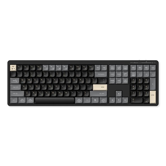 GK698 OfficeMaster 3모드 저소음 펜타그래프 키보드 Retro Point(레트로 포인트)