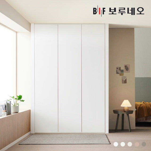 200cm 레스 무몰딩 여닫이 작은방 붙박이장