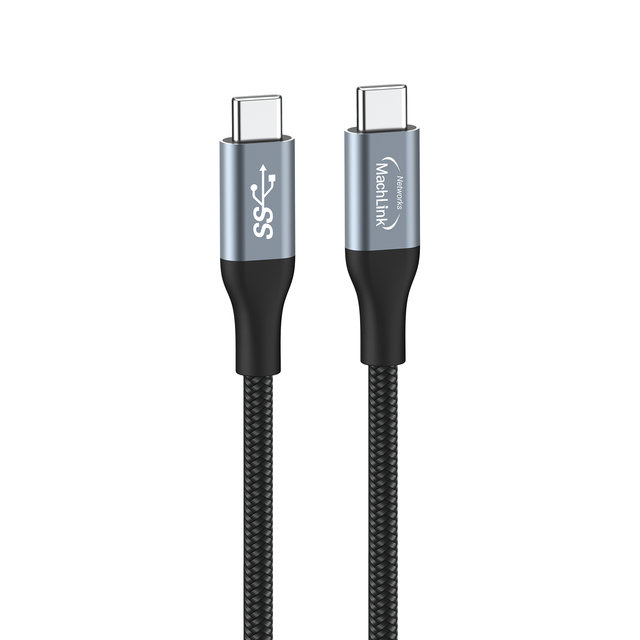 롯데하이마트 | 마하링크 USB C GEN2 PD100W 20G 4K 초고속 케이블 1M ML-CCG21