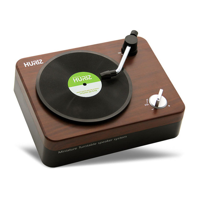 휴라이즈 레트로 미니턴 턴테이블 블루투스 스피커 [HR-minTurn HR-MINITURN