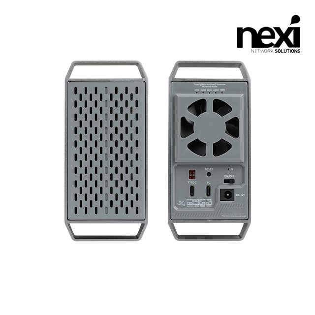 넥시 NX1437 USB3.1 2베이 RAID 데이터 스토리지 -하드미포함-