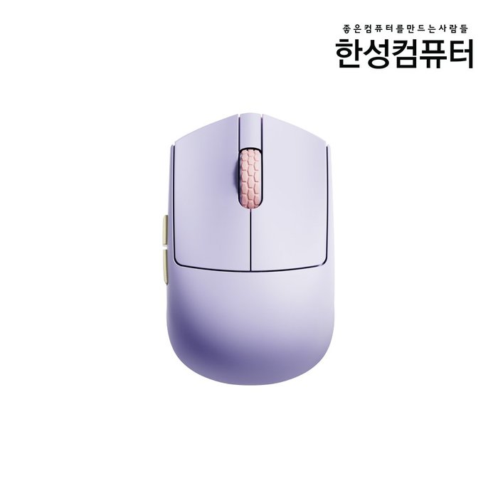 한성컴퓨터 M5 Nano OfficeMaster 3모드 초경량 사무용마우스 저소음 스위치 퍼플하트