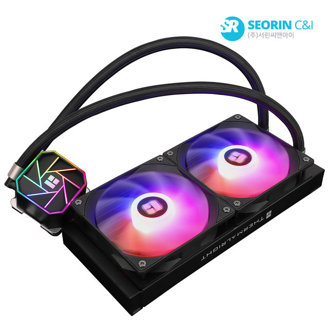 [서린공식] Thermalright AQUA ELITE 240 ARGB V3 벌크 서린 (블랙)