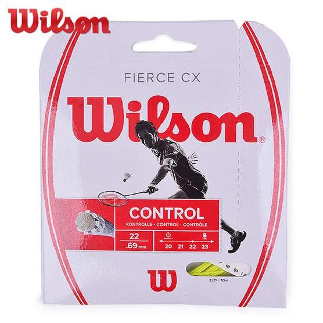윌슨 WRR-9434 피어스 CX 라임 10m 배드민턴 스트링 거트