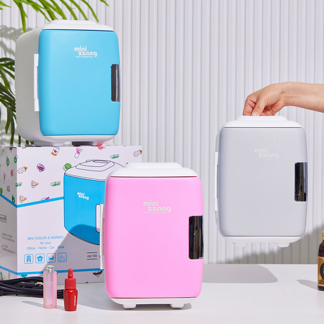 미니짱 미니 냉장고 소형 원룸 음료 레트로 차량용 온장고 mz-04