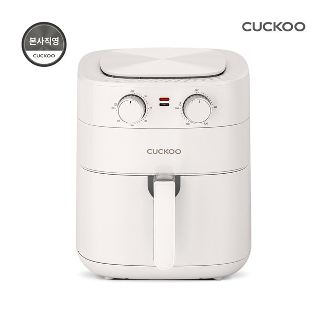 쿠쿠 저소음 화이트 에어프라이어 5.5L CAF-G0610DW