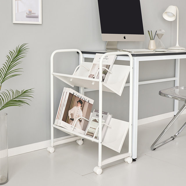 [위즈홈] 드리밍 북카트 북선반 트롤리