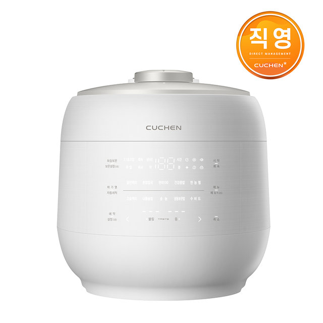 [고효율가전] 2025 NEW 쿠첸 그레인 6인용 올스테인리스 IH전기압력밥솥 CRT-UPDS0671W