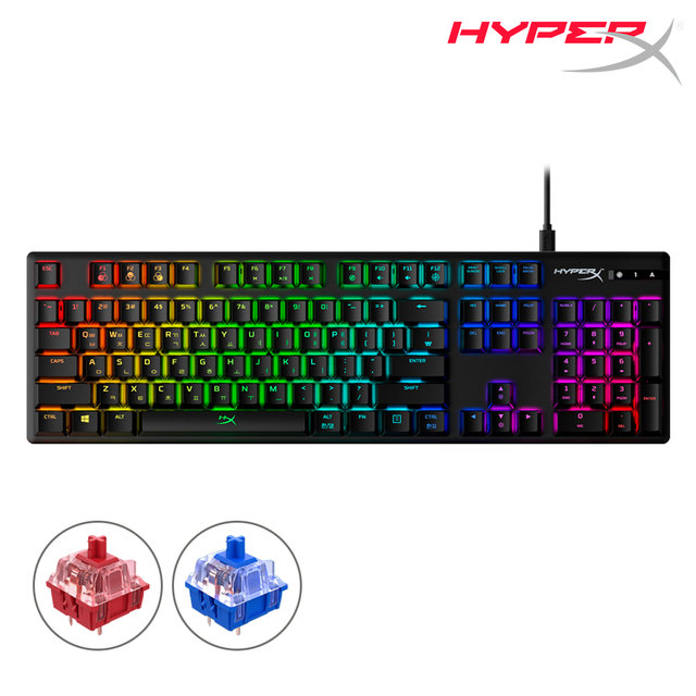 하이퍼엑스 알로이 오리진 기계식 RGB 게이밍 키보드