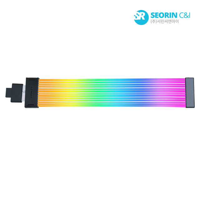 [서린공식] LIAN LI STRIMER WIRELESS 12V-2X6 WIDE 케이블 (PW16-121W, 0.34m) 컨트롤러 미포함