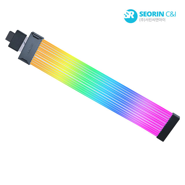 [서린공식] LIAN LI STRIMER WIRELESS 12V-2X6 WIDE 케이블 (PW16-121W, 0.34m) 컨트롤러 미포함