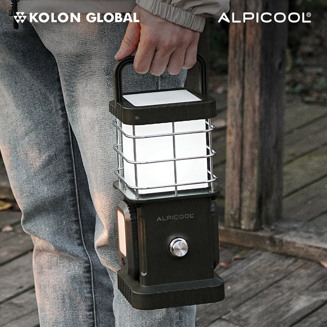 알피쿨 코오롱 테이블 라이트 TL-301 캠핑용 낚시용 파워뱅크 랜턴 램프 조명 휴대용 보조배터리