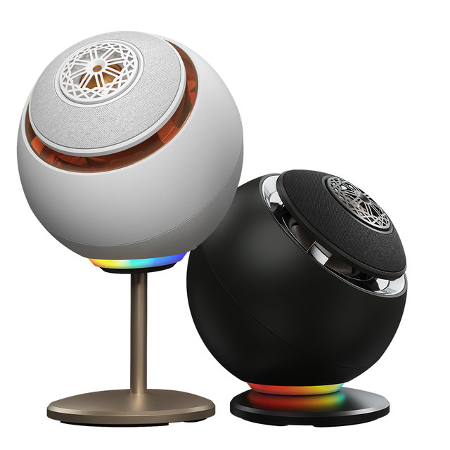 [크리에이티브] PEBBLE NOVA 코엑셜 드라이버 RGB 2채널 프리미엄 스피커 (블랙/화이트)