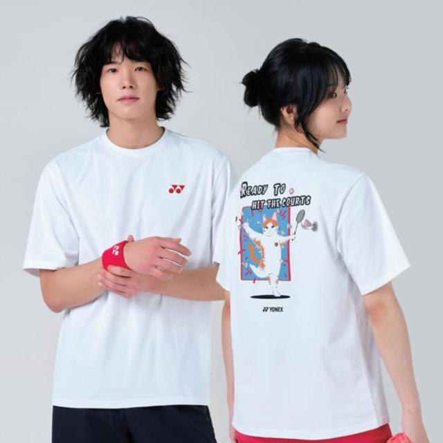 요넥스 251TS045U 남여공용 반팔 티셔츠 오버핏 YONEX-2025SS