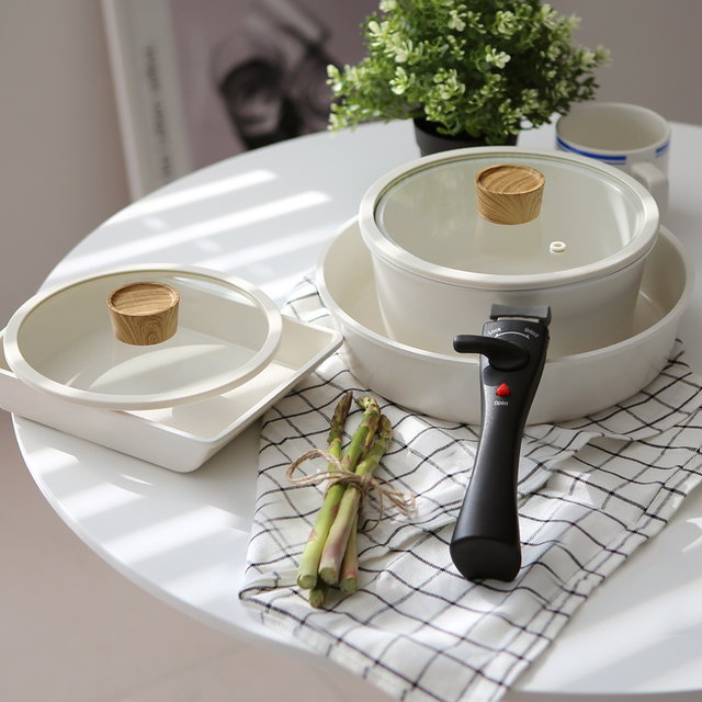 [비밀특가] NOWA 노와 IH 쿡웨어 7P 세트 (멀티핸들 포함) 통주물 인덕션 냄