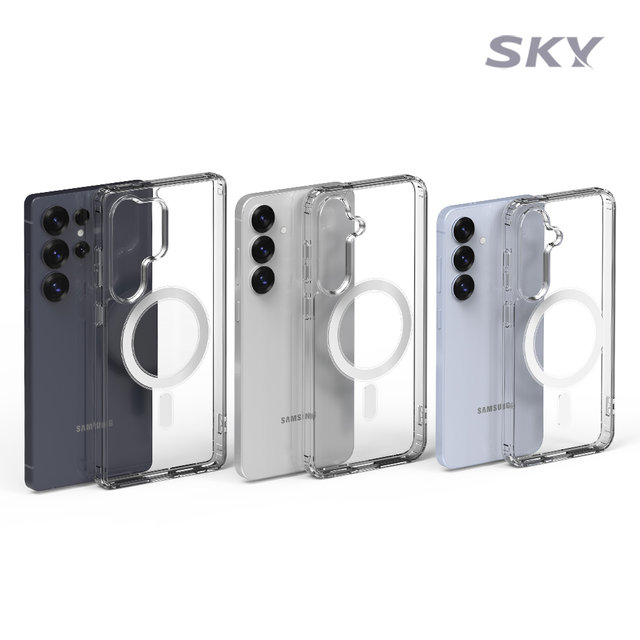 스카이 갤럭시 S25 플러스 울트라 맥세이프 케이스 + 강화유리 필름