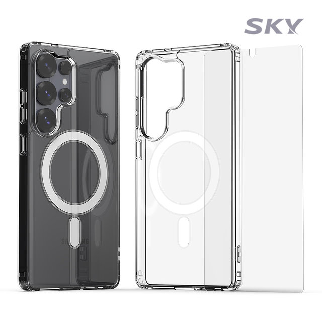 스카이 갤럭시 S25 플러스 울트라 맥세이프 케이스 + 강화유리 필름