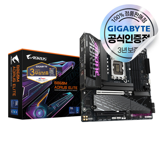  [9% 카드할인] GIGABYTE B860M AORUS ELITE 피씨디렉트