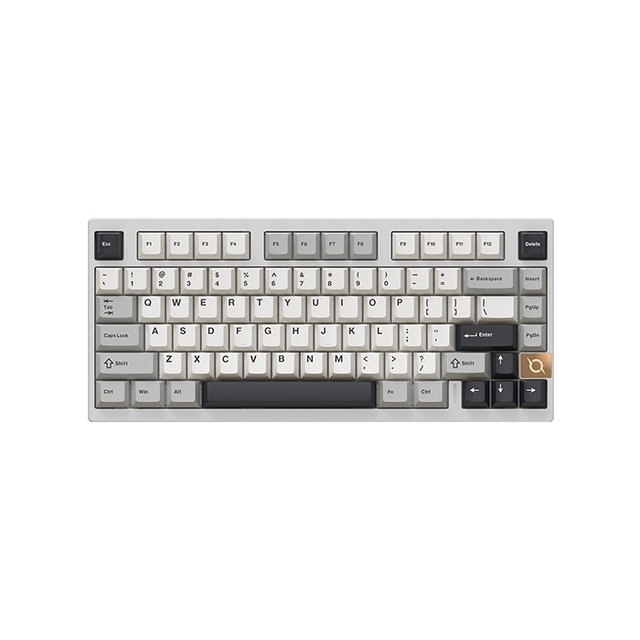 COX CA75 3모드 CNC 알루미늄 유무선 기계식 실버 카라멜 커피 V1축