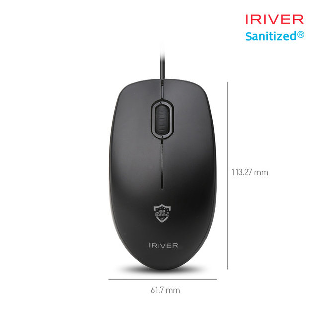 아이리버 Medic-M1 항균 저소음 유선 무소음 마우스