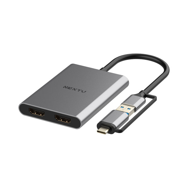 버이맨 USB C to HDMI 4K 듀얼 모니터 확장 컨버터