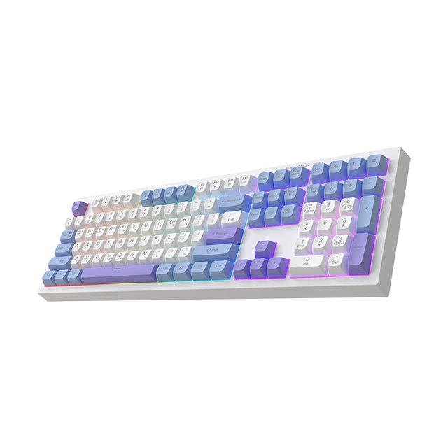 COX CMK108 저소음 멤브레인 키보드 바이올렛