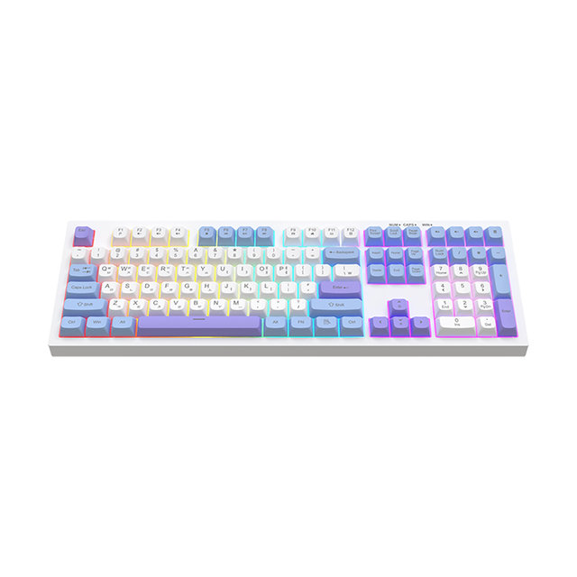 COX CMK108 저소음 멤브레인 키보드 바이올렛