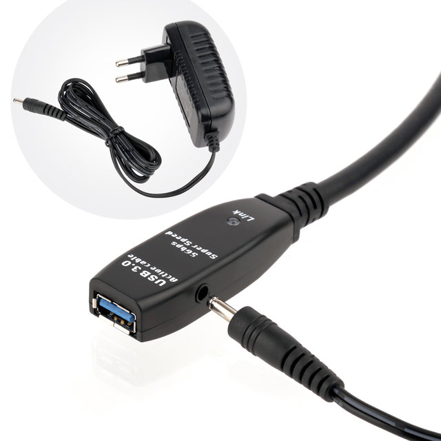 넥스트유 NEXT-USB40U3PW USB3.0 리피터 40M 유전원 케이블