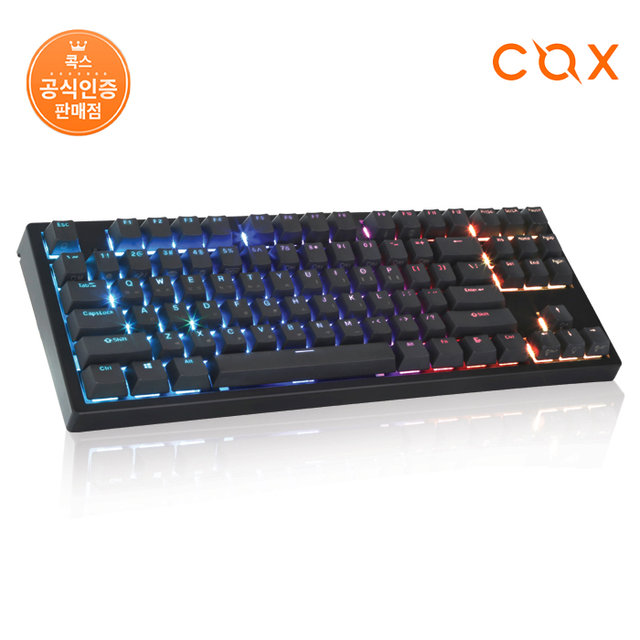 COX 엔데버 텐키리스 RGB PBT 완전방수 무접점 키보드 ENDEAVOUR