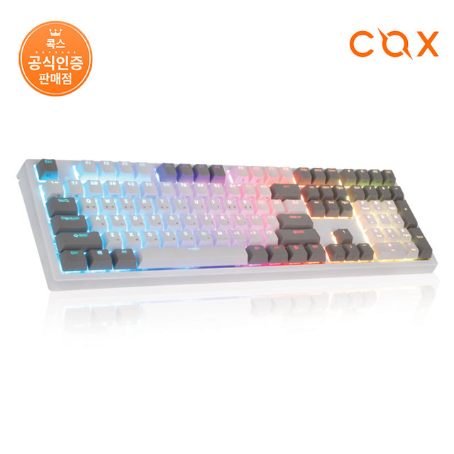 COX 엠프리스 RGB PBT 완전방수 무접점 키보드