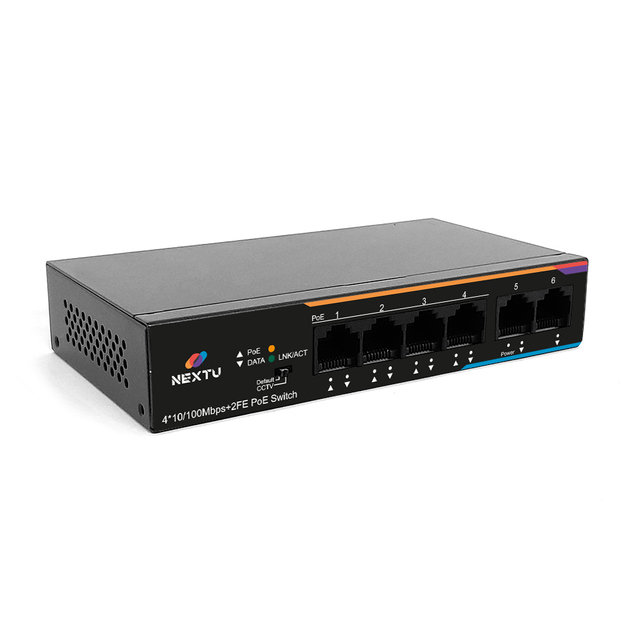 넥스트유 NEXT-POE306EF 4포트 100메가 POE A768스위칭허브
