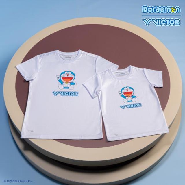 빅터 X 도라에몽 T-501DRM 남성 여성 반팔 티셔츠