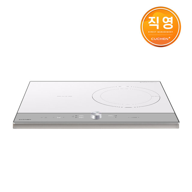 쿠첸 올파워 인덕션 3구 빌트인 전기레인지 그레이 CIR-EW33KD1B1