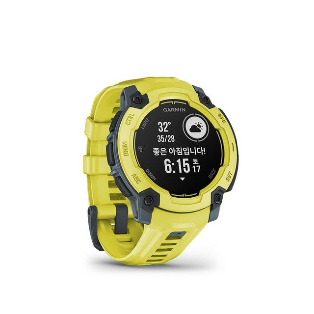 가민 인스팅트 E 45mm 일렉트릭 라임 멀티스포츠 GPS 스마트워치