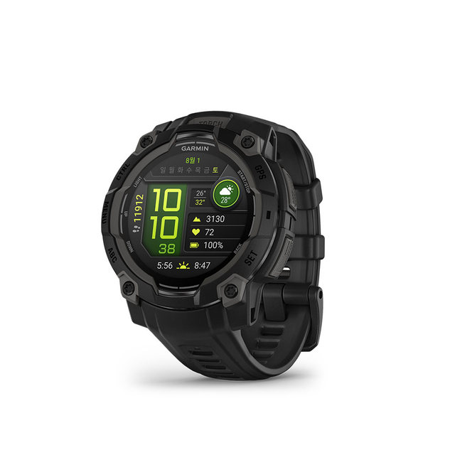 가민 인스팅트 3 45mm 아몰레드 블랙 멀티스포츠 GPS 스마트워치