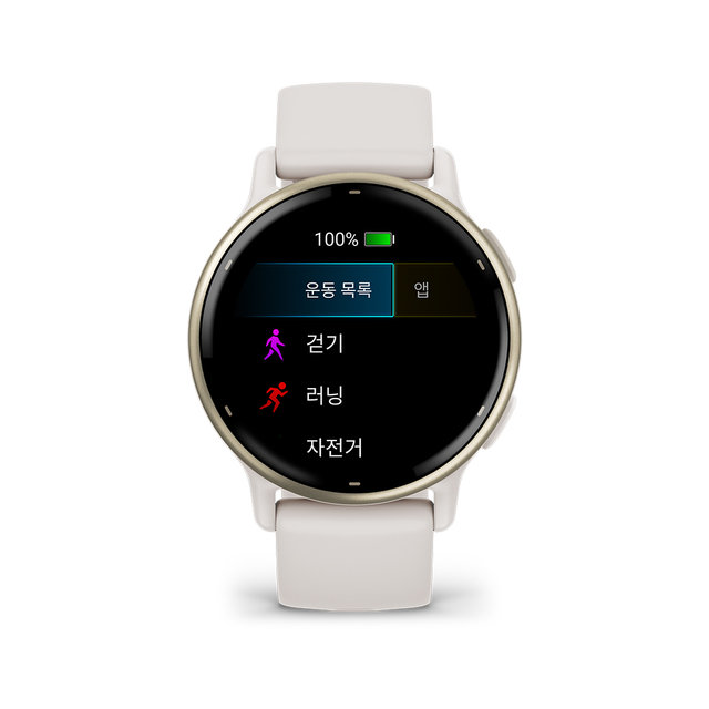 가민 비보액티브5 아이비 크림 피트니스 GPS 스마트워치