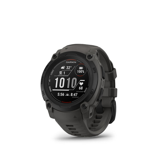 가민 인스팅트 E 40mm 블랙 차콜 밴드 멀티스포츠 GPS 스마트워치