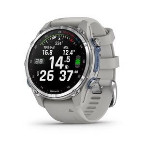 Garmin 디센트 MK3 43mm 스테인레스스틸/프로그그레이 다이빙컴퓨터