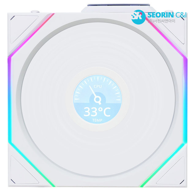 [서린공식] LIAN LI UNI FAN TL Wireless LCD 120 화이트 1팩
