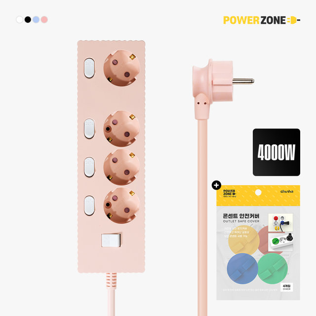 국산 프리미엄 고용량 웨이브 개별스위치 멀티탭 4구 1.5m