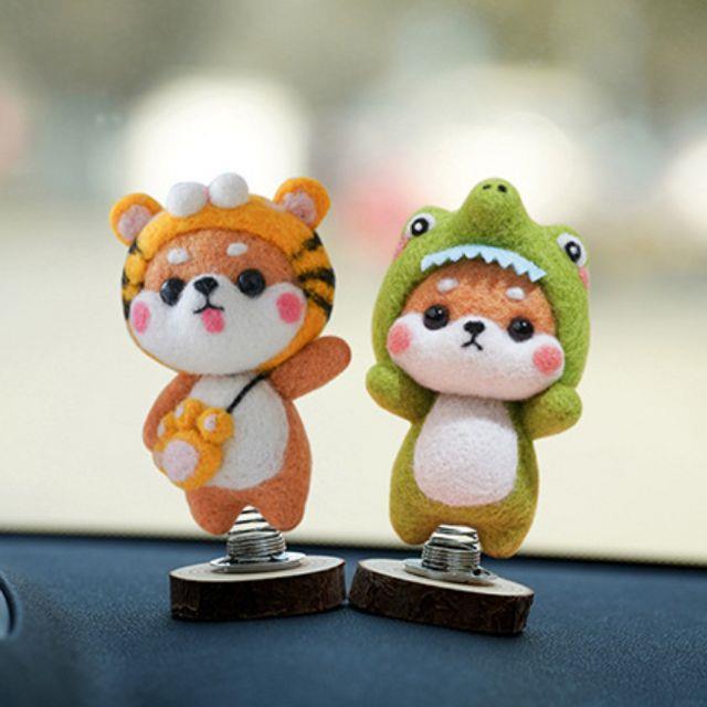 키밍 DIY 사바견 양모펠트 10종 흔들인형 가방걸이