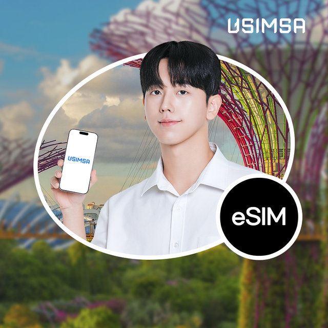 동남아 3개국(태국,싱가포르,말레이시아) eSIM 6일/매일 2GB 무제한 로밍망